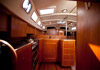 Bluewater 420 Raised Saloon | Large galley looking forward